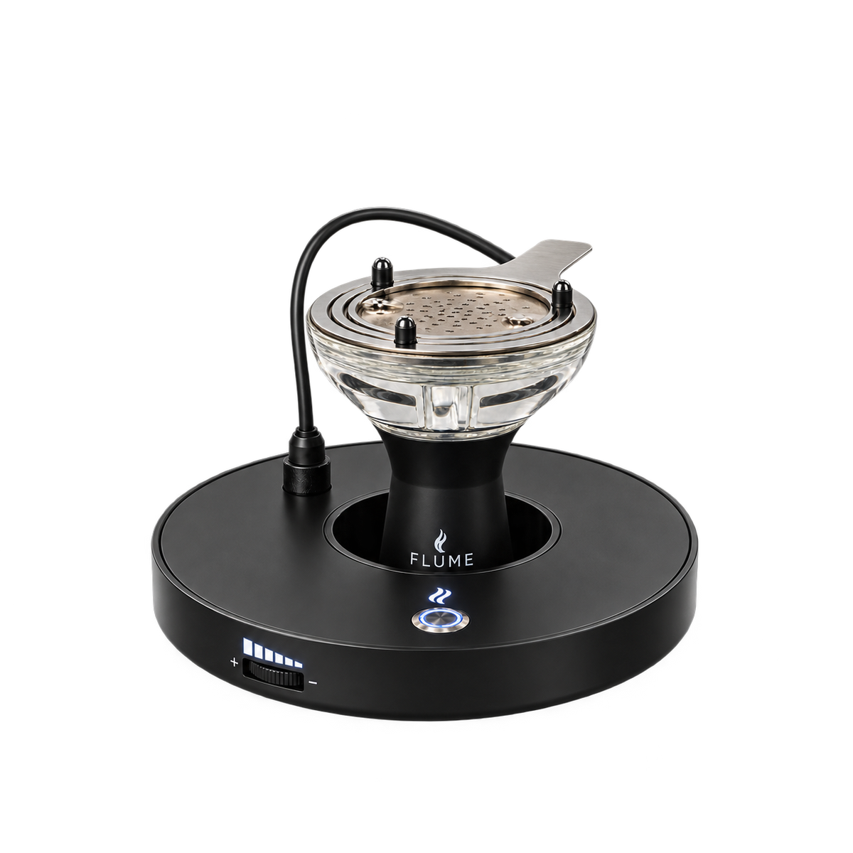 Flume V-1 FIT charcoal-free hookah heating system for existing waterpipes